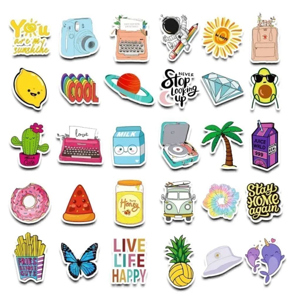 100pc Vinyl Sticker Set  - Picture 2 of 4